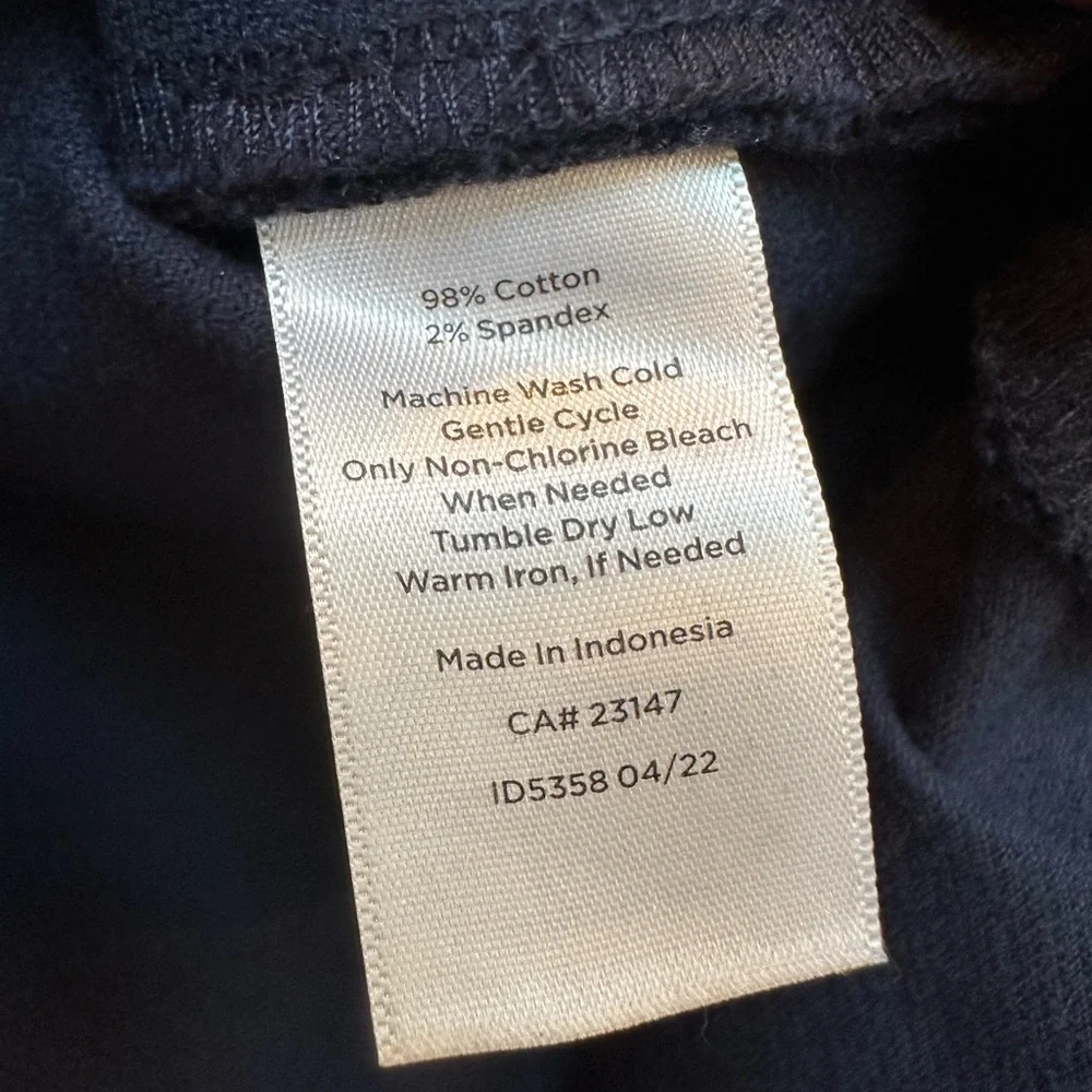 Talbots Deep Navy Blue A-Line Corduroy Skirt Women’s Size 16 Chic Career Preppy